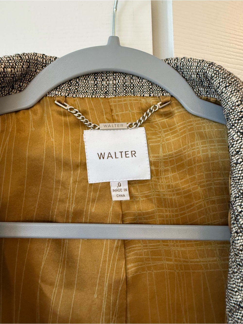 Walter wool cropped blazer jacket size 0 - Picture 3 of 5